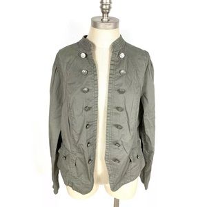 Torrid Olive Military Style Jacket